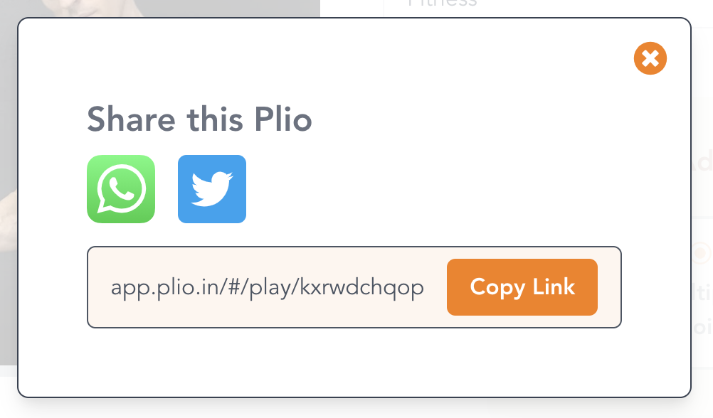 share dialog